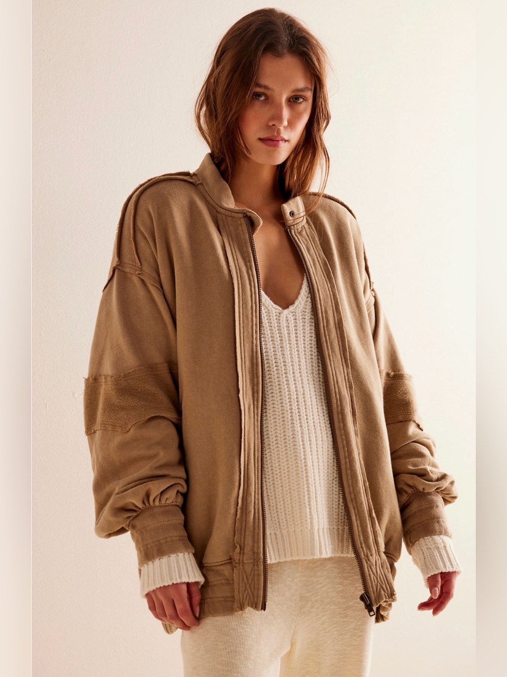 Free People Lou Moto Zip Jacket